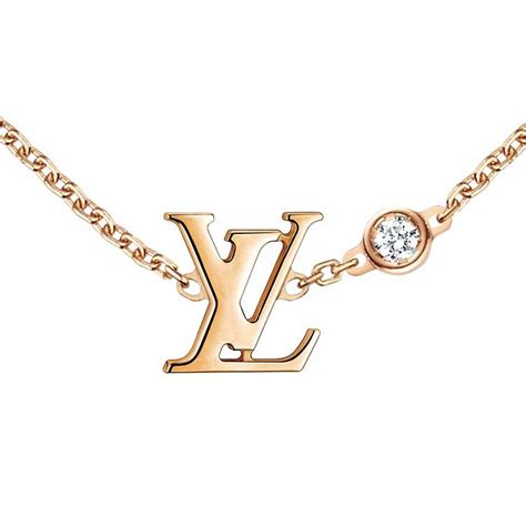 louis vuitton gold necklace